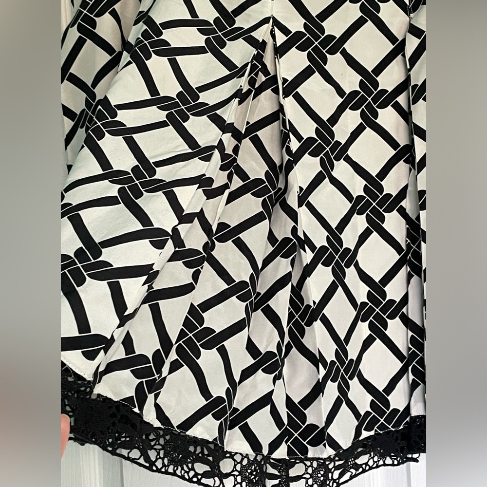 2/$38  100% Silk Skirt with Crochet Hem - Picture 3 of 7